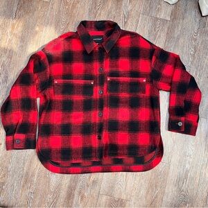 Velvet Heart Red Buffalo Plaid Flannel Shirt